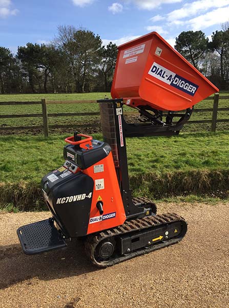 Dumper hire from Forest and Arb Hire